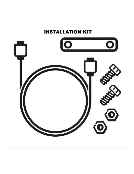 Kit di installazione 2S001999 per Fari Fendinebbia 2S002059, Moto Guzzi V100 / Stelvio MY24