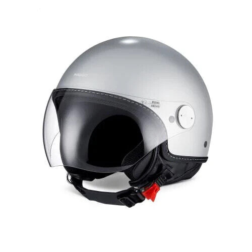 CASCO DEMI-JET PIAGGIO BACI PERUGINA - TG. L ORIGINALE PIAGGIO COLORE ARGENTO